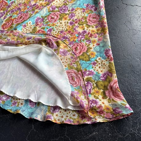 FLOWER FLARE LONG SKIRT [S-6915]