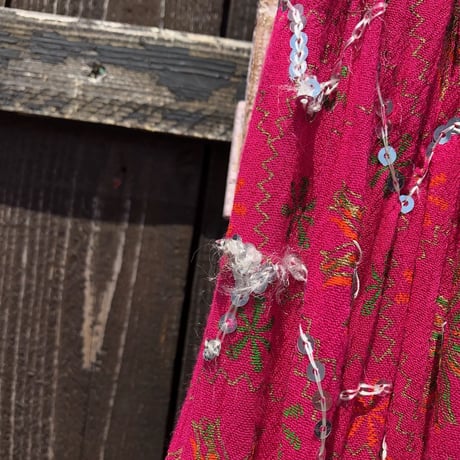 INDIA EMBROIDERY LONG SKIRT [S-1819]