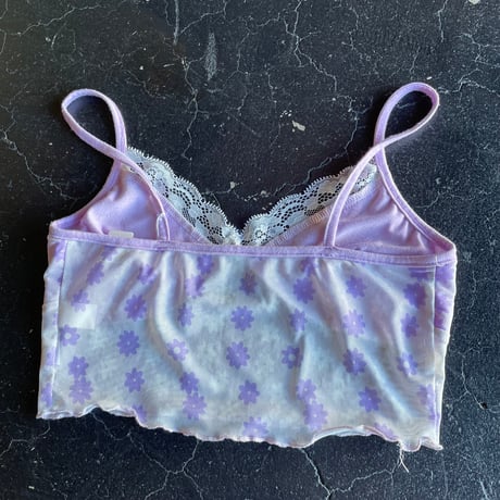 FLOWER MESH CAMISOLE [S-4097]