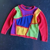00’S COLOR×FRILL COTTON KNIT [S-2389]