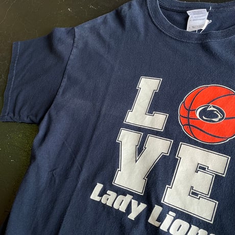 LOVE PRINT COTTON TEE [S-3376]