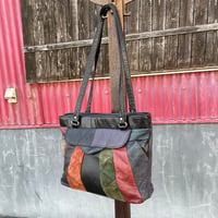 80’S PATCHWORK LEATHER BAG [S-2214]