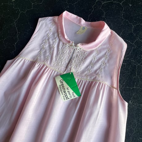 70’S EMBREIDERY DRESS DEAD [S-3496]