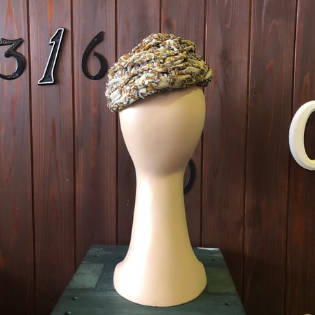 60'S GOLD HEAD DRESS [S-0468]