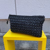 60’S BEADS×STRAW CROCHET BAG [S-6244]