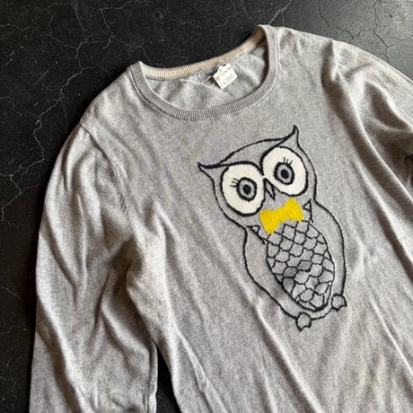 OWL COTTON KNIT [S-2977]