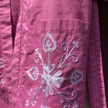 80'S EMBROIDERY COTTON GOWN [HP-1782]