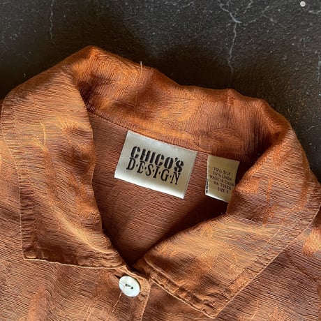 ETHNIC SILK×LINEN SHIRT [S-2228]