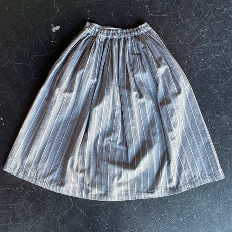 80‘S STRIPE COTTON SKIRT [S-2639]