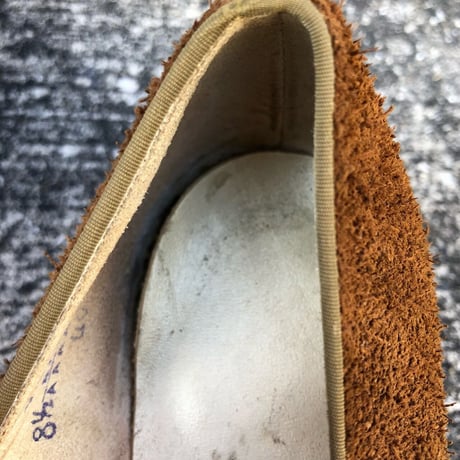 60’S BELT DESIGN SHOES 25.5cm [S-4398]