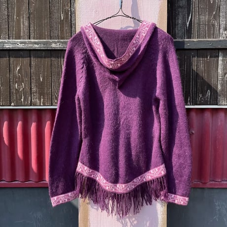 HOODED MEXICAN KNIT [S-8035]