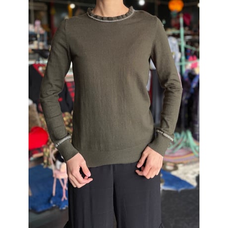 FRILL×LAME COTTON KNIT [S-2504]