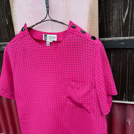 DOT PRINT BLOUSE [S-6500]