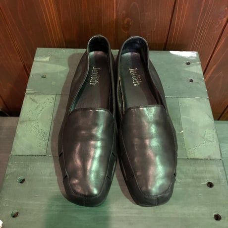 LEATHER DESIGN SHOES 23.5cm [S-3214]