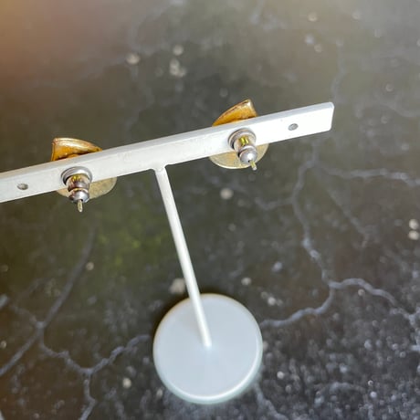 GREEN×GOLD DROP EARRING [S-2024]