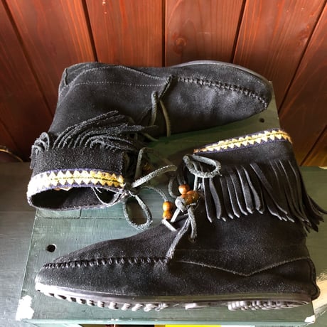TASSEL DESIGN SUEDE BOOTS 25.0cm[S-3156]
