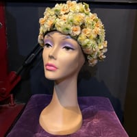 60’S FLOWER DRESS HAT [S-3338]