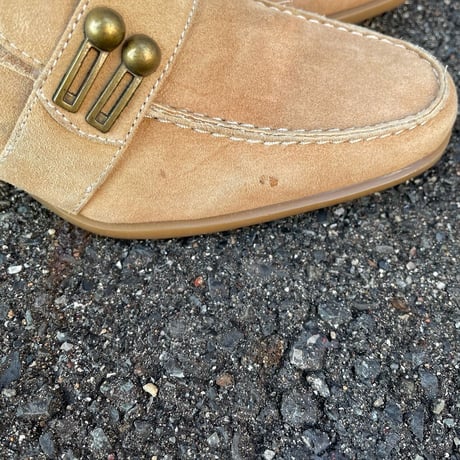 SUEDE DESIGN PUMPS 23.5㎝ [S-4273]