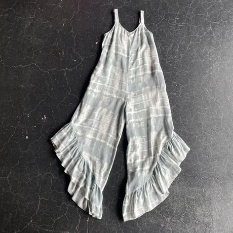 TIE DYE FRILL JUMP SUIT [S-3752]