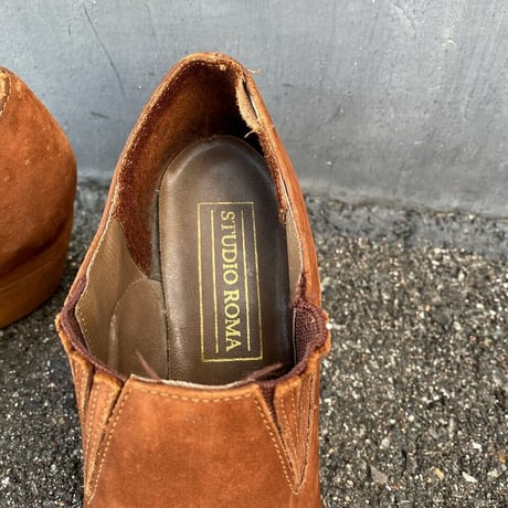 SUEDE WESTERN BOOTIE 23.5㎝ [S-4261]