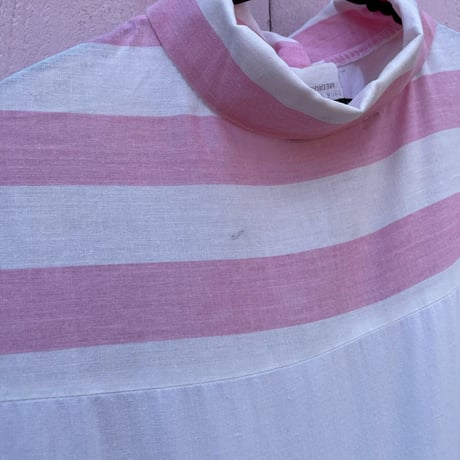 80'S BORDER DESIGN SHORT SHIRT [S-2380]