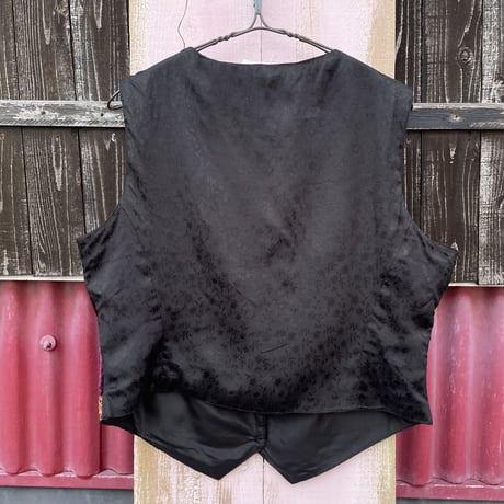 VELOUR DESIGN VEST [S-4515]
