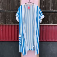 80’S STRIPE PILE GOWN [S-2387]