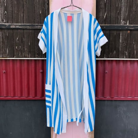 80’S STRIPE PILE GOWN [S-2387]