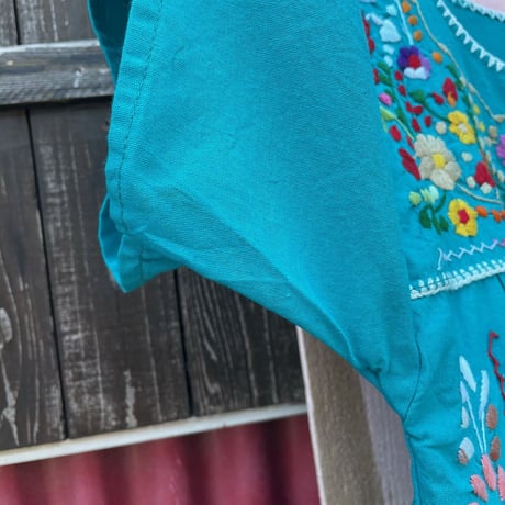 MEXICAN EMBROIDERY DRESS [S-6754]