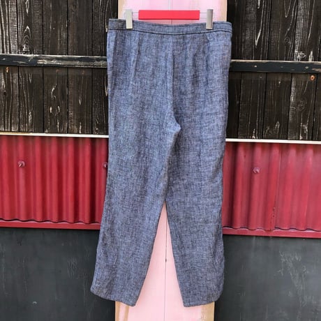 LINEN SLACKS [S-1854]