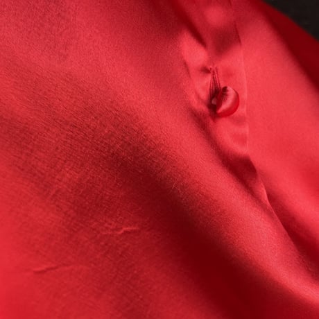 90’S DESIGN SATIN BLOUSE [S-3057]