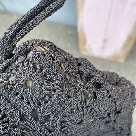 1950-1960 CROCHET BAG [S-7466]