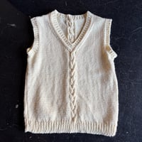 HAND KNIT VEST [S-1727]