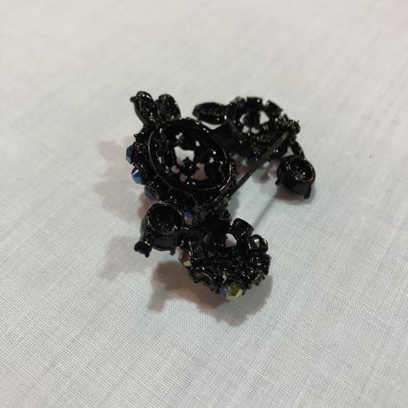 POODLE STONE BROOCH [HP-1855]