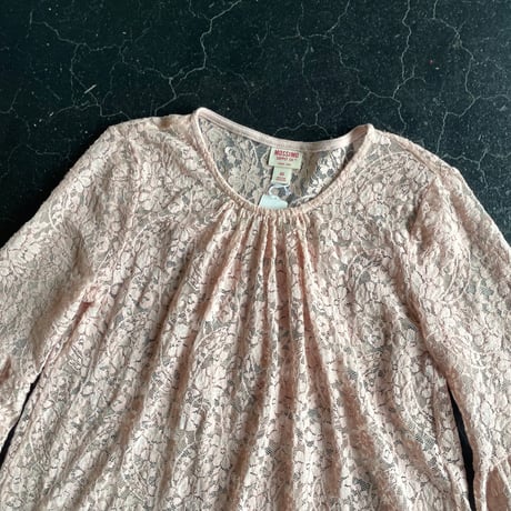 FLARE SLEEVE LACE TOPS [S-4341]