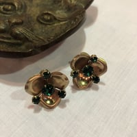 FLOWER MOTIF EARRING [S-2141]