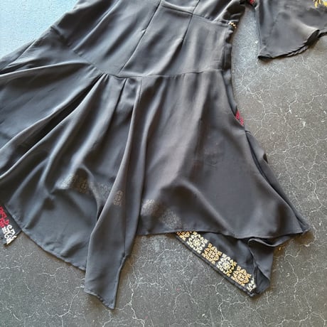 EMBREIDERY SHEER DRESS [S-4043]