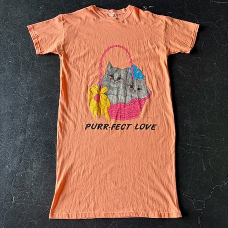 80’S CAT TEE DRESS [S-3981]