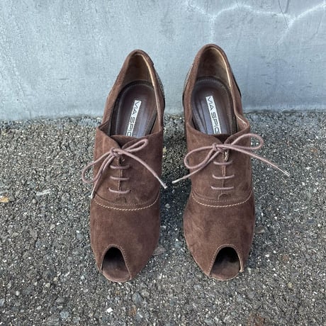 SUEDE DESIGN BOOTIE 23.0cm [S-8165]