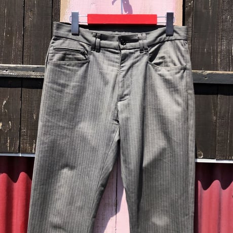 HERRINGBONE SLIM PANTS [S-1381]