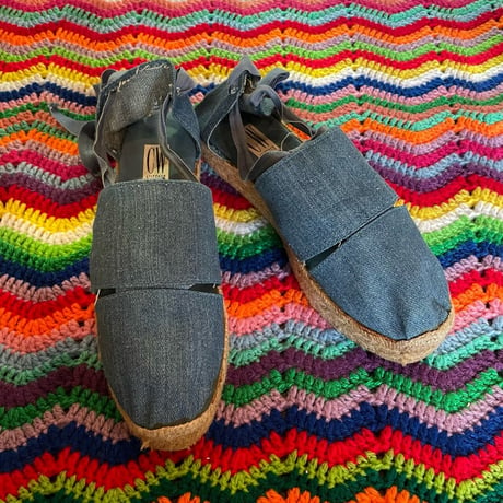 DENIM ESPADRILLES 24.0cm [S-3428]