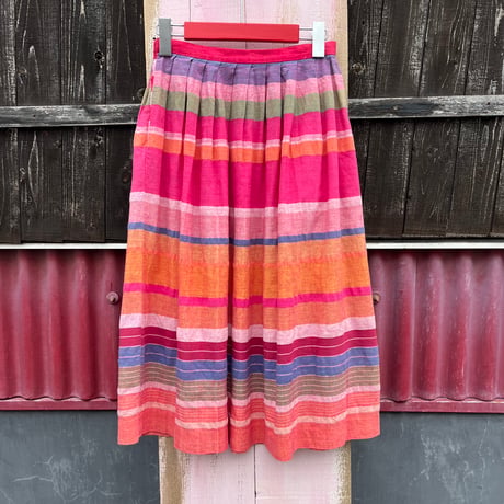 70’S PLEATS SKIRT [S-6736]