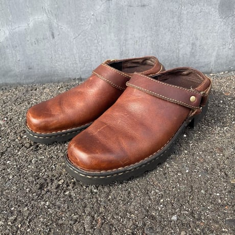 LEATHER SABOT 23.0㎝ [S-0014]