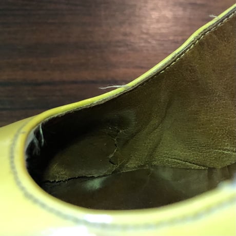 Vintage WING TIP DESIGN PUMPS 23.0cm [S-4162]