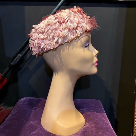 60’S FLOWER DRESS HAT [S-4361]