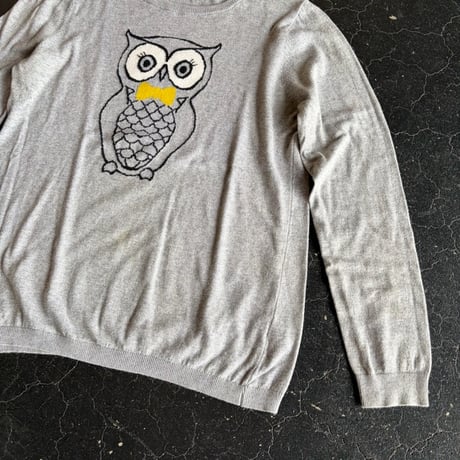 OWL COTTON KNIT [S-2977]