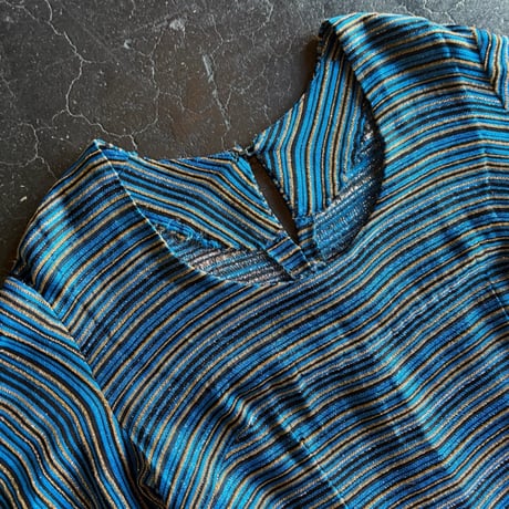 60'S METALLIC BORDER TOPS [S-0762]