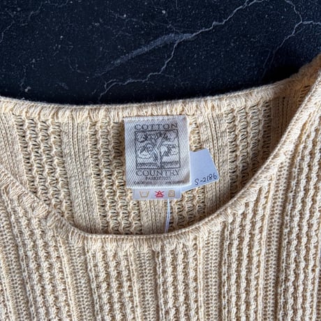 COTTON DESIGN KNIT [S-2186]