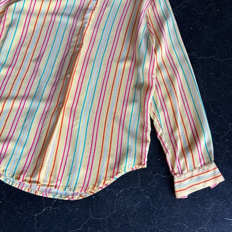 STRIPE SILK SHIRT [S-3585]