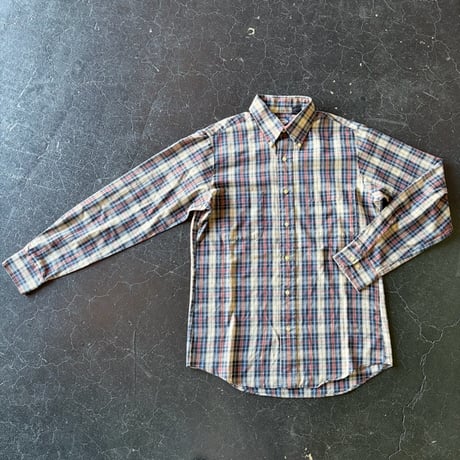 80’S ”Tawn Craft" CHECK SHIRT [S-4146]